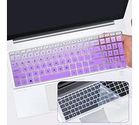 DAMMOMKO Lot de 2 housses de clavier pour ordinateur portable HP ProBook 450 G8 G9 15,6" - HP ProBook 455 G8 G9 et Probook 650 G8, protection de clavier HP ZBook Power G8 G9 15,6", violet progressif +