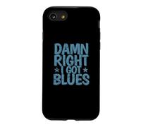 Damn Right I got Blues Music Trompet Coque pour iPhone SE (2020) / 7/8