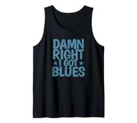 Damn Right I got Blues Music Trompet Débardeur