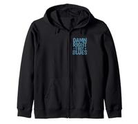 Damn Right I got Blues Music Trompet Sweat à Capuche