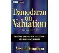 Damodaran On Valuation : Security Analysis For Investment And Corporate Finance
