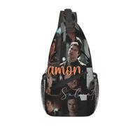 Damon Chest Sling Bags Salvatore Sac à bandoulière Sacs à Dos Mode décontractée Sac à bandoulière pour Voyage en Plein air Course à Pied Cyclisme Camping