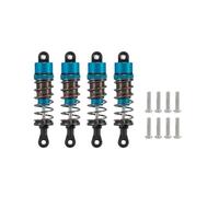 D'Amortisseur Rc Amortisseurs À Bain D'huile Réglables 4 Pièces Pour 1/10 RC 52/55/62/70/75/85/95/100/110/120 Mm Pour Buggy Truggy Sur Route Touring Drift Monster Trucks(Blue,70mm)