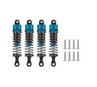 D'Amortisseur Rc Amortisseurs À Bain D'huile Réglables 4 Pièces Pour 1/10 RC 52/55/62/70/75/85/95/100/110/120 Mm Pour Buggy Truggy Sur Route Touring Drift Monster Trucks(Blue,75mm)