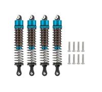 D'Amortisseur Rc Amortisseurs À Bain D'huile Réglables 4 Pièces Pour 1/10 RC 52/55/62/70/75/85/95/100/110/120 Mm Pour Buggy Truggy Sur Route Touring Drift Monster Trucks(Blue,95mm)
