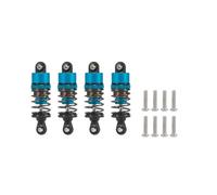 D'Amortisseur Rc Amortisseurs À Bain D'huile Réglables 4 Pièces Pour 1/10 RC 52/55/62/70/75/85/95/100/110/120 Mm Pour Buggy Truggy Sur Route Touring Drift Monster Trucks(Blue,52mm)