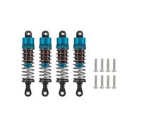 D'Amortisseur Rc Amortisseurs À Huile Réglables 1/10 52/55/62/70/75/85/95/100/110/120 Mm Pour Véhicules RC Pour Buggy Monster Trucks Sur Route Touring Drift Pièces Détachées(Blue,4pcs 75mm)