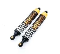 D'Amortisseur Rc Compatibile Con HSP 108004 188004 1/10 RC Auto Aggiornamento Ricambi Accessori Parti 2 Pezzi 108 Mm Metallo A Bagno D'olio Ammortizzatore(Yellow)