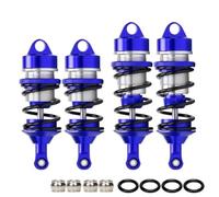 D'Amortisseur Rc Compatible avec ARRMA pour Felony pour Limitless 1/7 RC Voiture Amélioration Pièce De Rechange Accessoires Pièces Métal Amortisseur(Blue)
