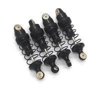 D'Amortisseur Rc Compatible avec Arrma pour Granite pour Grom pour Typhon pour Mini 1/14 1/16 1/18 RC Voiture Amélioration Pièces Métal Hydraulique Amortisseur(Black)