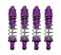 D'Amortisseur Rc Compatible avec Bronco HB R1001 R1002 R1003 RC Voiture Amélioration Modification Remplacement Accessoires Pièces Métal Remplissage Hydraulique Amortisseur(Purple)
