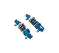 D'Amortisseur Rc Compatible avec Mini Q8 Mini Q9 1/28 RC Voiture Amélioration Modification Pièces De Rechange Accessoires Pièces Métal Extérieur pour Ressort Amortisseur(Blue)