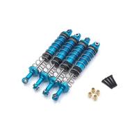 D'Amortisseur Rc Compatible avec MN 999 1/10 RC Voiture Amélioration Modification Pièce De Rechange Accessoires Pièces Détachées Métal Hydraulique Amortisseur(Blue)