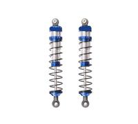 D'Amortisseur Rc Compatible avec Racing pour ARRMA Fury Mega 1/10 RC Voiture Amélioration Pièces De Rechange Accessoires 2 Pièces 110 Mm Amortisseurs Métalliques(Blue)