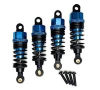 D'Amortisseur Rc Compatible avec Tamiya pour TT02 1/10 Pièces De Mise À Niveau pour Châssis De Voiture Radiocommandée Kit De 4 Amortisseurs Réglables en Alliage