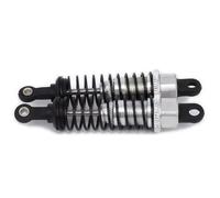 D'Amortisseur Rc pour HSP pour HPI pour Losi 1/16 2 Pièces Amortisseur Arrière en Alliage D'aluminium 70 Mm Réglable À l'huile Voiture RC pour Buggy Camion Pièces Améliorées(Silver)