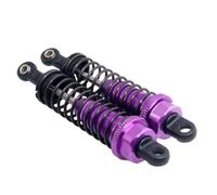 D'Amortisseur Rc pour HSP pour Losi 1/16 Amortisseur Réglable À l'huile De 70 Mm De Long Alliage D'aluminium pour Voiture Radiocommandée pour Buggy Camion Rechange Améliorées(Purple)