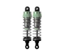 D'Amortisseur Rc pour Hyper Go pour MJX H16H H16E H16P 16207 16208 16209 16210 80 Mm Amortisseur À Huile en Métal Pièces De Voiture RC Accessoires De Mise À Niveau Et De Remplacement(Green)
