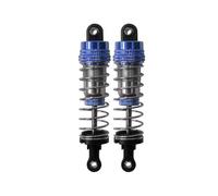 D'Amortisseur Rc pour Hyper Go pour MJX H16H H16E H16P 16207 16208 16209 16210 80 Mm Amortisseur À Huile en Métal Pièces De Voiture RC Accessoires De Mise À Niveau Et De Remplacement(Blue)