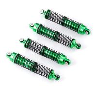 D'Amortisseur Rc Pour LaTrax Pour Teton Pour Desert Pour Prerunner 1/18 Pièces Mise À Niveau Pour Voiture RC Vert Bleu Rouge Amortisseurs Avant Et Arrière En Alliage Daluminium(Green)