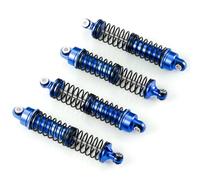 D'Amortisseur Rc Pour LaTrax Pour Teton Pour Desert Pour Prerunner 1/18 Pièces Mise À Niveau Pour Voiture RC Vert Bleu Rouge Amortisseurs Avant Et Arrière En Alliage Daluminium(Blue)