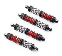 D'Amortisseur Rc Pour LaTrax Pour Teton Pour Desert Pour Prerunner 1/18 Pièces Mise À Niveau Pour Voiture RC Vert Bleu Rouge Amortisseurs Avant Et Arrière En Alliage Daluminium(Red)