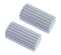 Damp Duster Lot de 2 éponges de nettoyage antistatiques pour la poussière, éponges de cuisine, magiques réutilisables (gris)