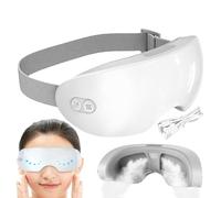 Dampf-Massage Augenmaske 17.2x7.6cm | Elektrische Wärmekompresse & Kühlung | Smart Timing & Vibrationsfunktion gegen Augenringe & Stress, Ideal für Reisen