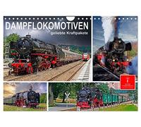 Dampflokomotiven - geliebte Kraftpakete (Wandkalender 2026 DIN A4 quer), CALVENDO Monatskalender: Nostalgische Dampflokomotiven - geliebte Kraftpakete, die viele in ihren Bann ziehen.