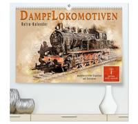 Dampflokomotiven - wunderschöne Giganten auf Schienen (hochwertiger Premium Wandkalender 2026 DIN A2 quer), Kunstdruck in Hochglanz: Nostalgische ... Kraftpakete, die viele in ihren Bann ziehen.