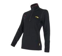 Dámská sweat-shirt SENSOR Mérinos Upper courte zip noire L