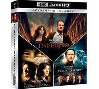 Dan Brown Coffret: Angels & Demons+ The Da Vinci Code + Inferno (Blu Ray 4K Ultra-HD + BD) G