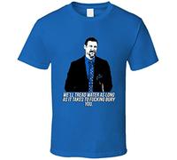 Dan Campbell Head Coach Tread Water Bury You Detroit Football T T-Shirts à Manches Courtes(X-Large)