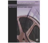 Dan Coates Popular Piano Library -- Favorite Movie Solos