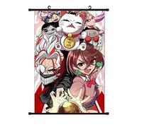 DAN DA DAN DAN Poster Défilement, Dessin animé Ayase Momo Figurine Art Mural Ocarun/Turbo Granny Manga Jeu Tissu Suspendu Affiche Art Peinture, Décor Maison, Salon Décoration Murale, 40 x 60 cm