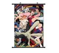 DAN DA DAN DAN Poster Défilement, Dessin animé Ayase Momo Figurine Art Mural Ocarun/Turbo Granny Manga Jeu Tissu Suspendu Affiche Art Peinture, Décor Maison, Salon Décoration Murale, 40 x 60 cm