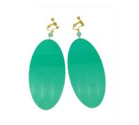 Dan Da Dang Boucles D'oreilles, Accessoires Cosplay AyaseMomo, Bijoux Acrylique Vert Earrings, Anime Dandadans Figurine Merch