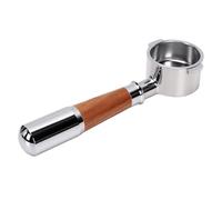 DAN&DRE Porte-filtre 51 Mm pour Machines à café, Acier Inoxydable avec | Acier Inoxydable 304 de qualité Alimentaire, Poignée Ergonomique à 15 Degrés, Panier Amovible pour un Nettoyage Facile,