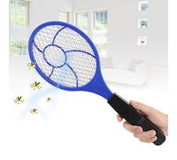 DAN&DRE Tapette à Mouche électrique, Raquette Anti-Insectes avec à 3 Couches, Tueur D'insectes à 2 Modes pour Une Utilisation Intérieure et Extérieure à la Maison (Bleue)
