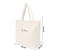 DAN FOX APPAREL Cabas 'Joris' noir / blanc cassé, Taille One Size