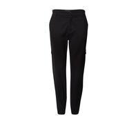 DAN FOX APPAREL Pantalon cargo 'Damon' noir, Taille 38