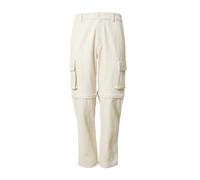 DAN FOX APPAREL Pantalon cargo 'Hasan' crème, Taille 35-36