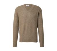 DAN FOX APPAREL Pull-over 'Dylan' marron / taupe, Taille M