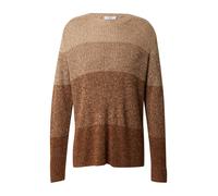 DAN FOX APPAREL Pull-over 'Elia' marron / cappuccino / noisette, Taille S
