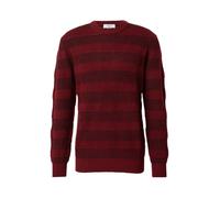 DAN FOX APPAREL Pull-over 'Joost' bordeaux / noir, Taille XL