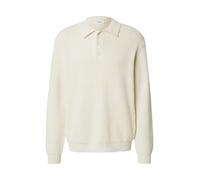 DAN FOX APPAREL Pull-over 'Luca' blanc cassé, Taille M