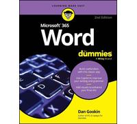 Dan Gookin Microsoft 365 Word For Dummies (Poche)