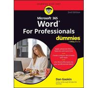 Dan Gookin Microsoft 365 Word For Professionals For Dummies (Poche)