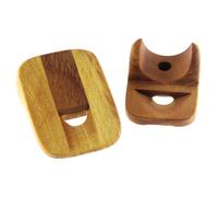 Dan Moi Flûte de nez en bois de jacquier B plate marron