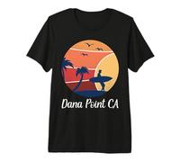 Dana Point California Surfeur Vintage Sunset Retro CA T-Shirt Haut de Gamme